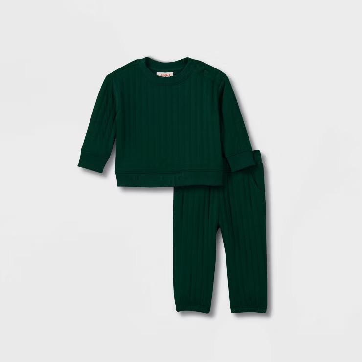 Baby Fleece Top & Bottom Set - Cat & Jack™ | Target