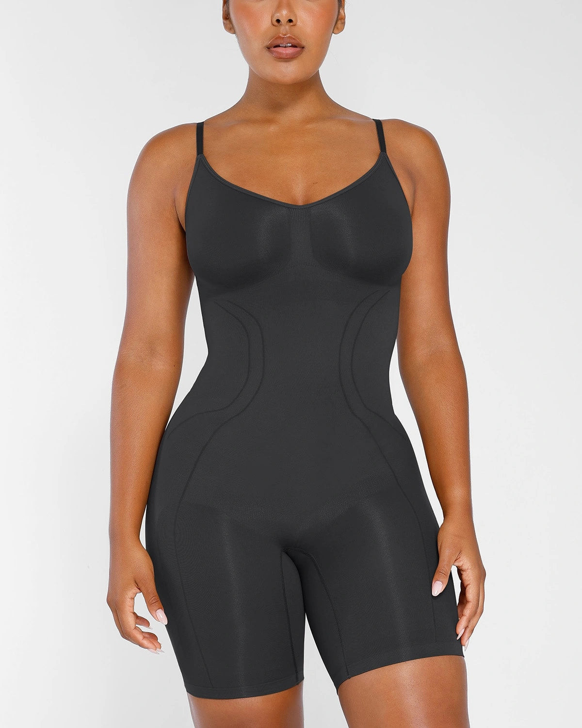Bare Essentials™ Skin Flow Seamless Smoothing Bodysuit - Black / 3X/4X | Shapellx Affiliate Program