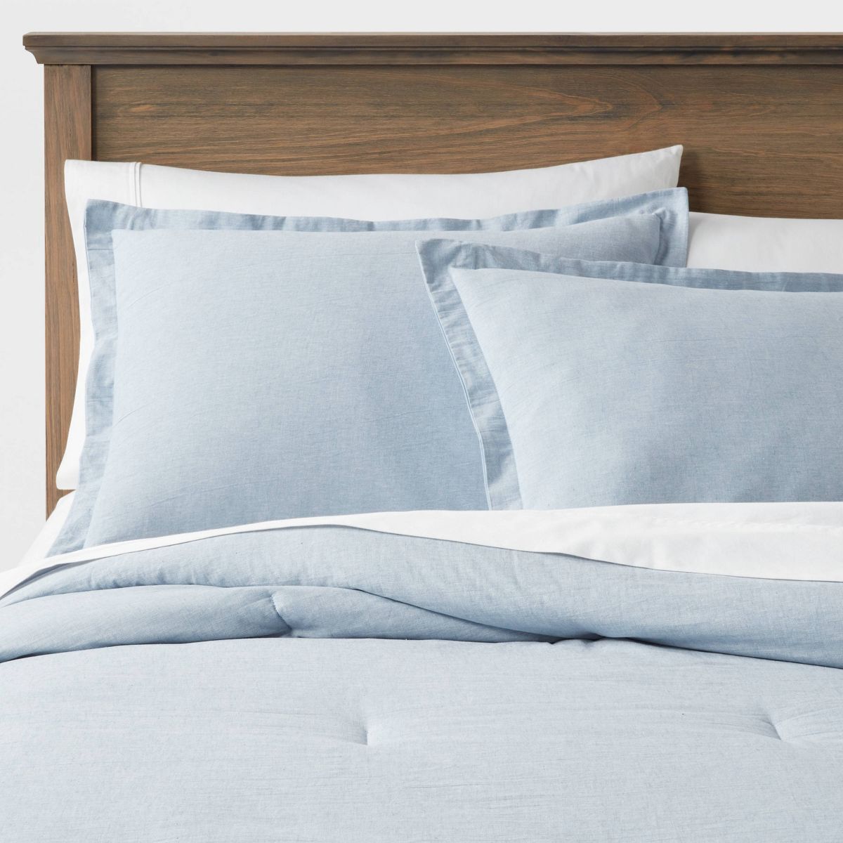 Cotton Linen Chambray Comforter & Sham Set - Threshold™ | Target