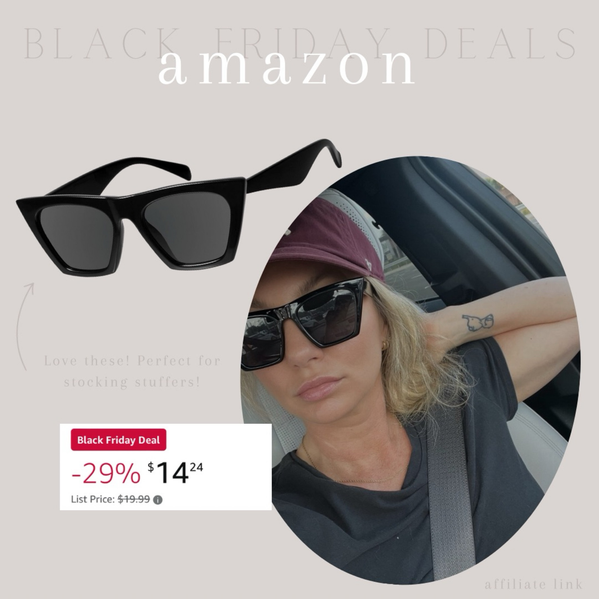 Black Friday Sales - Amazon! 


Women’s sunglasses, cat eye sunglasses, trending sunglasses  



#amazon #blackfridaysales 

#LTKStyleTip #LTKHoliday #LTKGiftGuide