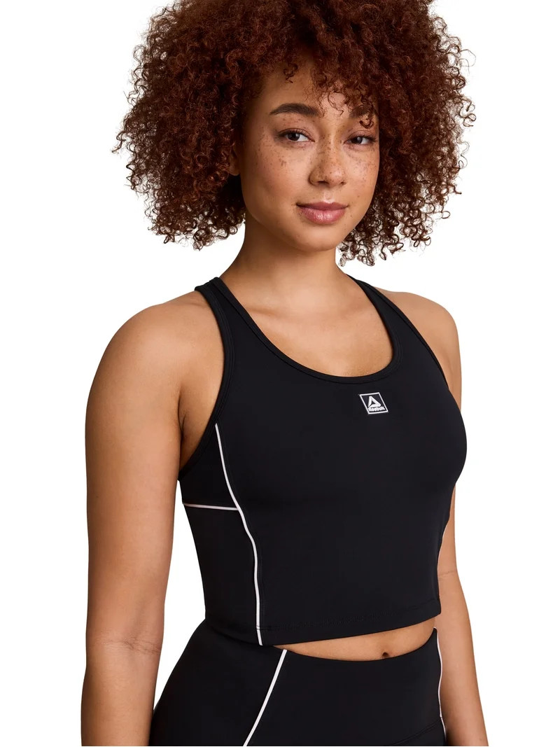 Reebok Women's Team Player Cropped Bra Tank with Removable Cups | Walmart (US)
