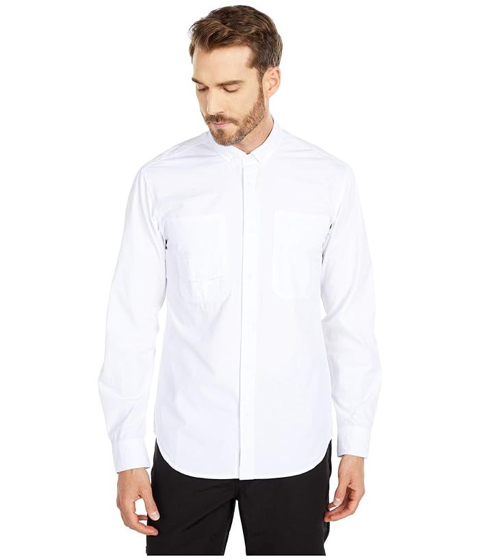 Publish Nail Long Sleeve Button-Up (White) Men's Clothing | Zappos