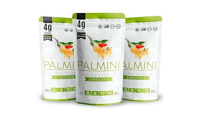 Palmini Low Carb Linguine | 4g of Carbs | As Seen On Shark Tank | Hearts of Palm Pasta (12 Ounce ... | Amazon (US)