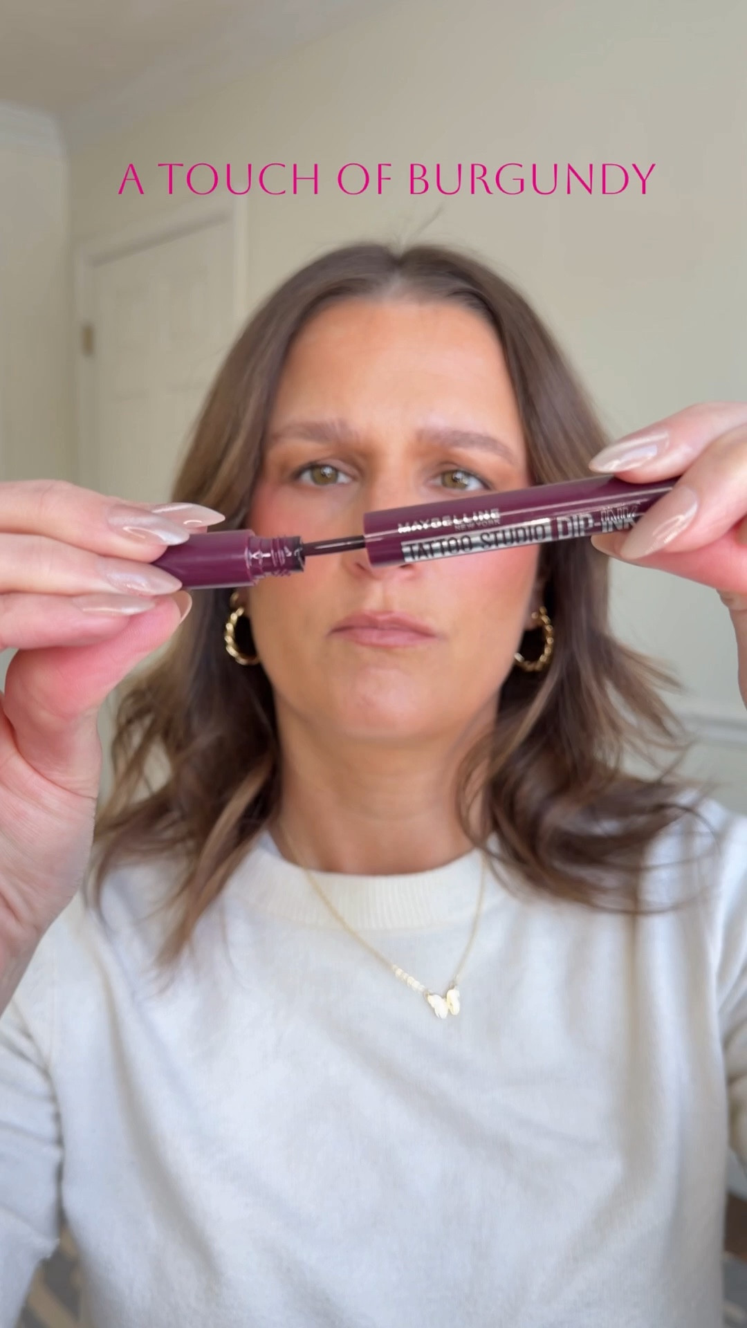 Do you love wearing neutral and brown eyeshadows, but sometimes have an itch to add a pop of color? Try a burgundy eyeliner and/or mascara. It’s fun, yet subtle and can make green/hazel eyes pop.

I’m loving the Maybelline Tattoo Studio Liner in Burgundy Boost and Sky High Mascara in Burgundy 

#LTKgrwm #LTKOver40 #LTKBeauty