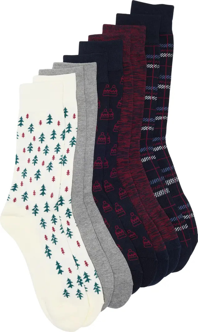 Cushioned 5-Pack Assorted Dress Socks | Nordstrom Rack