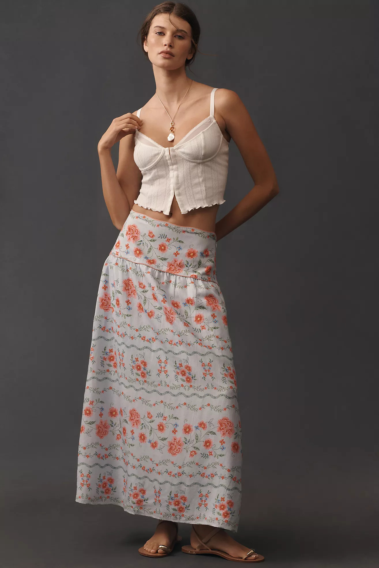 Saylor Tashi Maxi Skirt | Anthropologie (US)