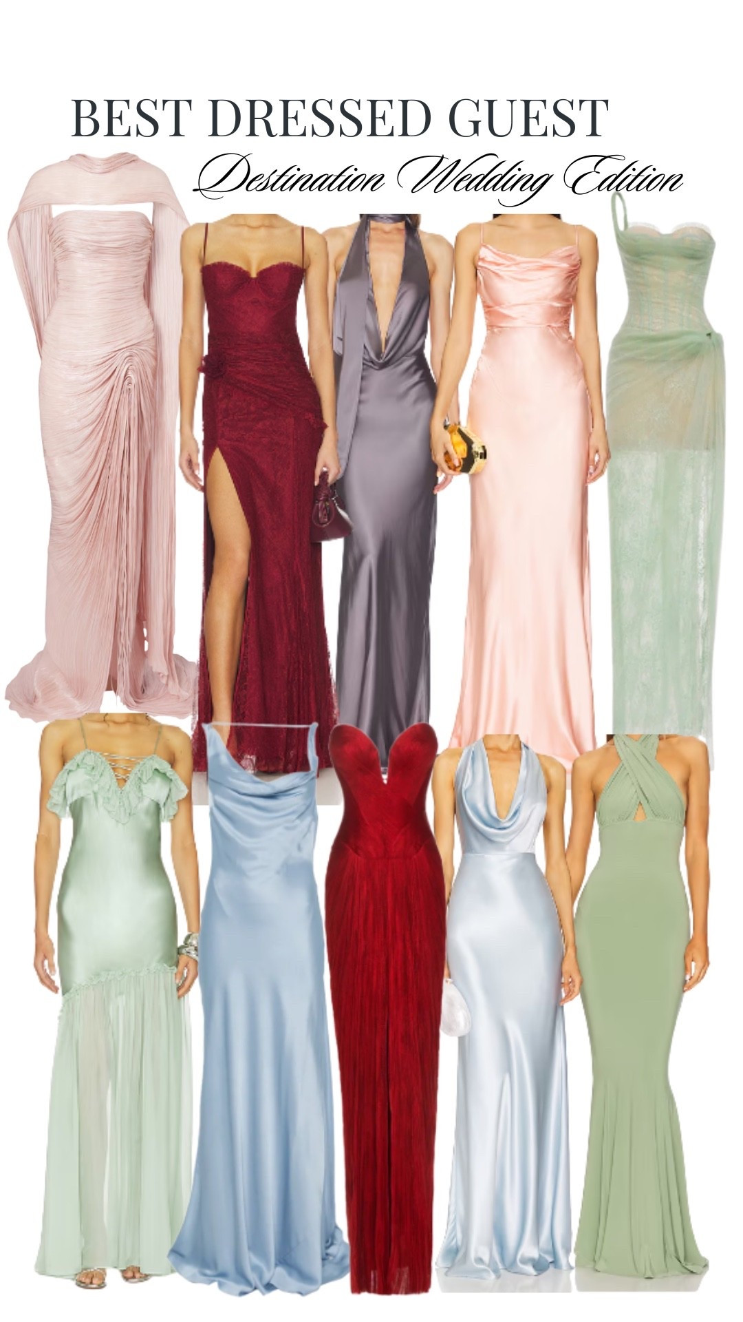 Destination Wedding Guest Dresses ❤️

#LTKootd #LTKWedding #LTKSeasonal