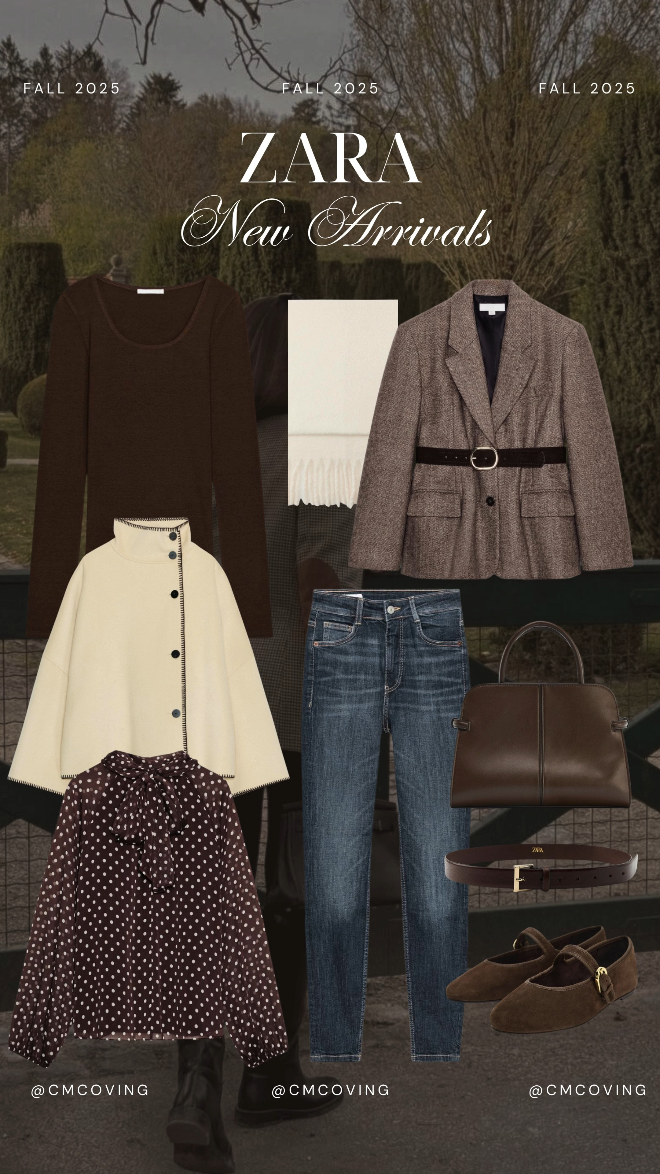 Zara new arrivals 🤎 fall fashion, fall sweater, fall denim, skinny jean, jacket, scarf, fall blazer, belt 

 #LTKSeasonal #LTKFindsUnder100 #LTKStyleTip