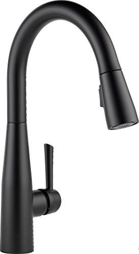 Delta Faucet 9113-BL-DST Essa Single Handle Pull-Down Kitchen Faucet with Magnatite Docking and Touc | Amazon (US)