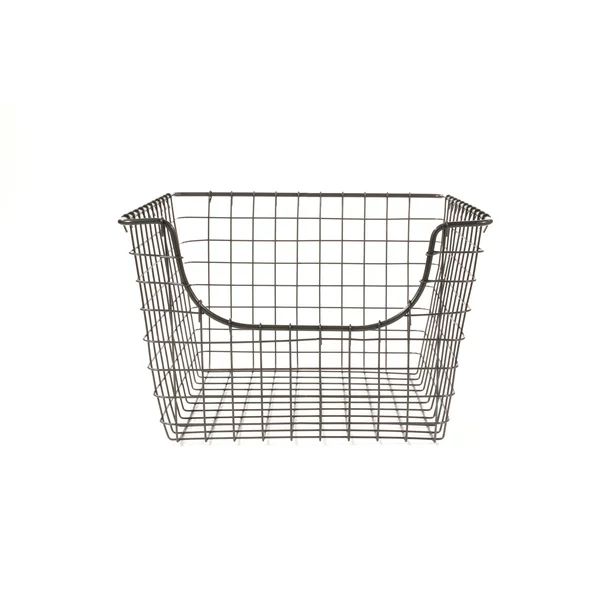 Spectrum Diversified Scoop Wire Storage Basket, Vintage-Inspired Steel Storage Solution for Kitch... | Walmart (US)
