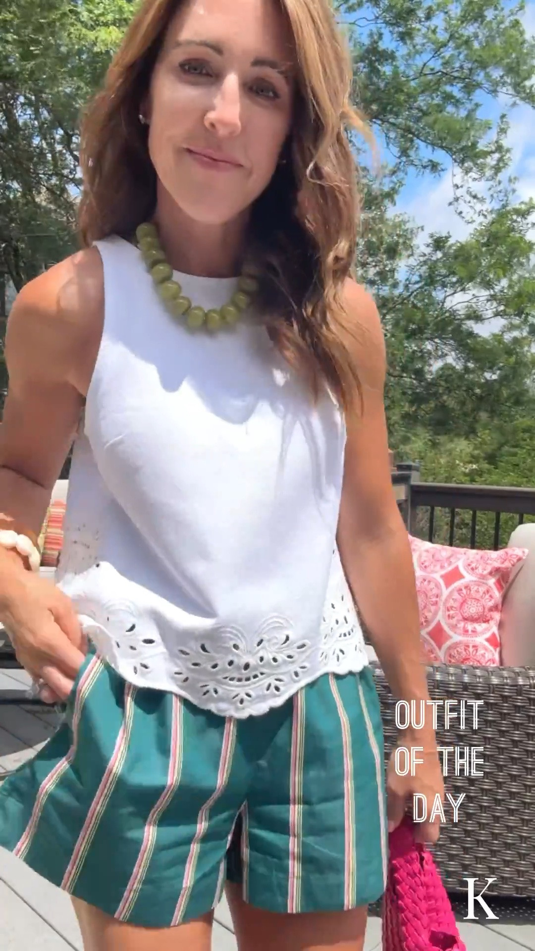 💥restock alert!! 💥This denim eyelet top is fully stocked. XS 
A perfect combo 
Poplin shorts - size small
A pretty detail tank. - xs

#LTKootd #LTKmomlife #LTKOver40

#LTKdayinmylife #LTKmomlife #LTKOver40