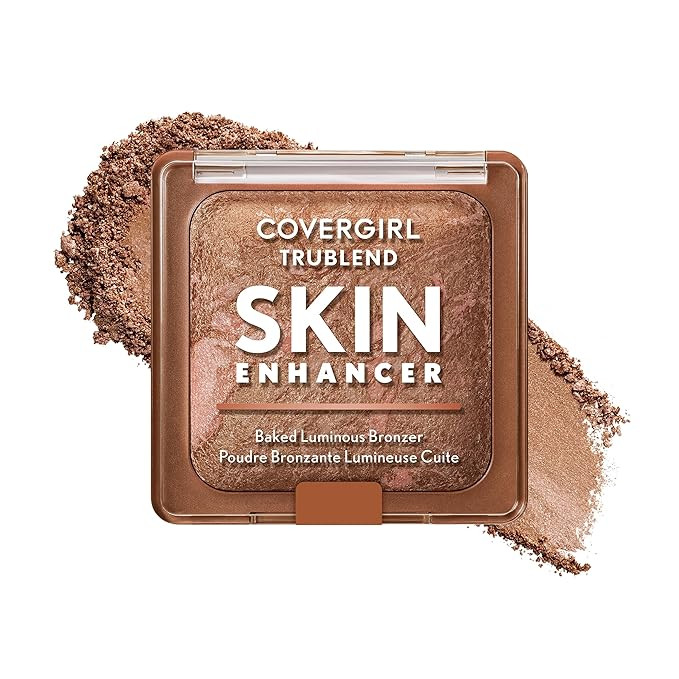 COVERGIRL TruBlend Skin Enhancer Baked Luminous Bronzer, with Hyaluronic Acid & White Rose Extrac... | Amazon (US)