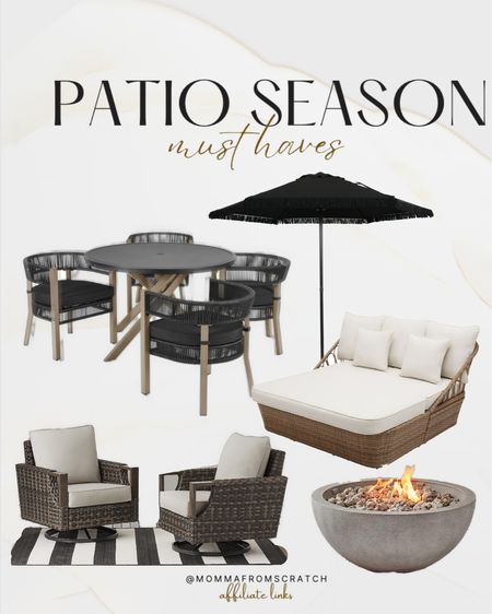 Must have patio furniture from Walmart! Affordable and comfortable! Lounge set, swivel chairs, patio dining set, fringe umbrella, fire pit 

#LTKsalealert #LTKhome #LTKSeasonal