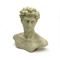 Bust Michelangelo's David Statue Vintage Hand Made Marble Look Decor | Etsy (US)