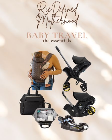 Baby travel essentials. Featuring car seat, stroller, nappy bag + carrier. Fourth time around, I know my essentials! 

#LTKbump #LTKbaby #LTKkids