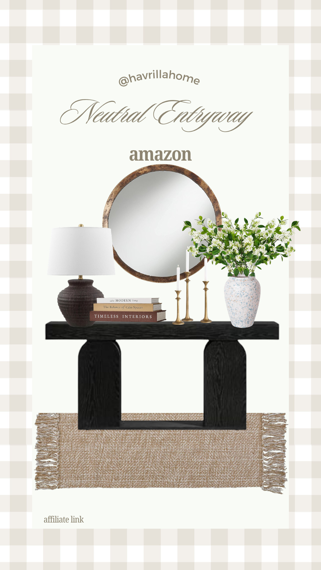 Neutral entryway decor, amazon entryway table decor, modern entryway styling, round mirror entryway, console table styling ideas, neutral home aesthetic, entryway decor ideas amazon, organic modern entryway, simple entryway design, cozy minimal entryway, entryway styling tips, home first impression decor, warm neutral entryway, havrillahome decor, amazon home entryway 

 

#LTKHome