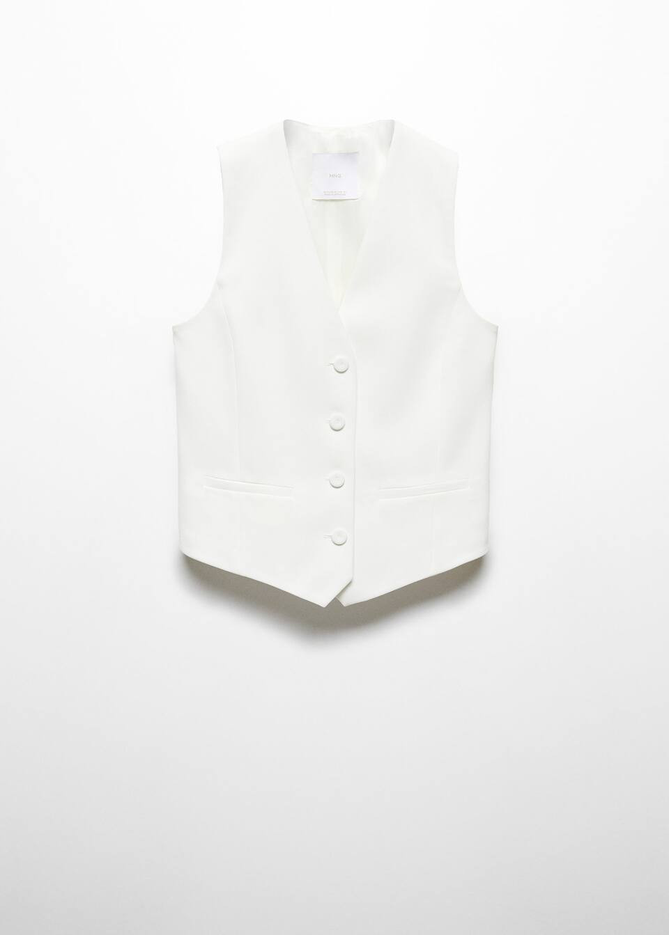 Suit waistcoat with buttons -  Women | Mango United Kingdom | MANGO (UK)