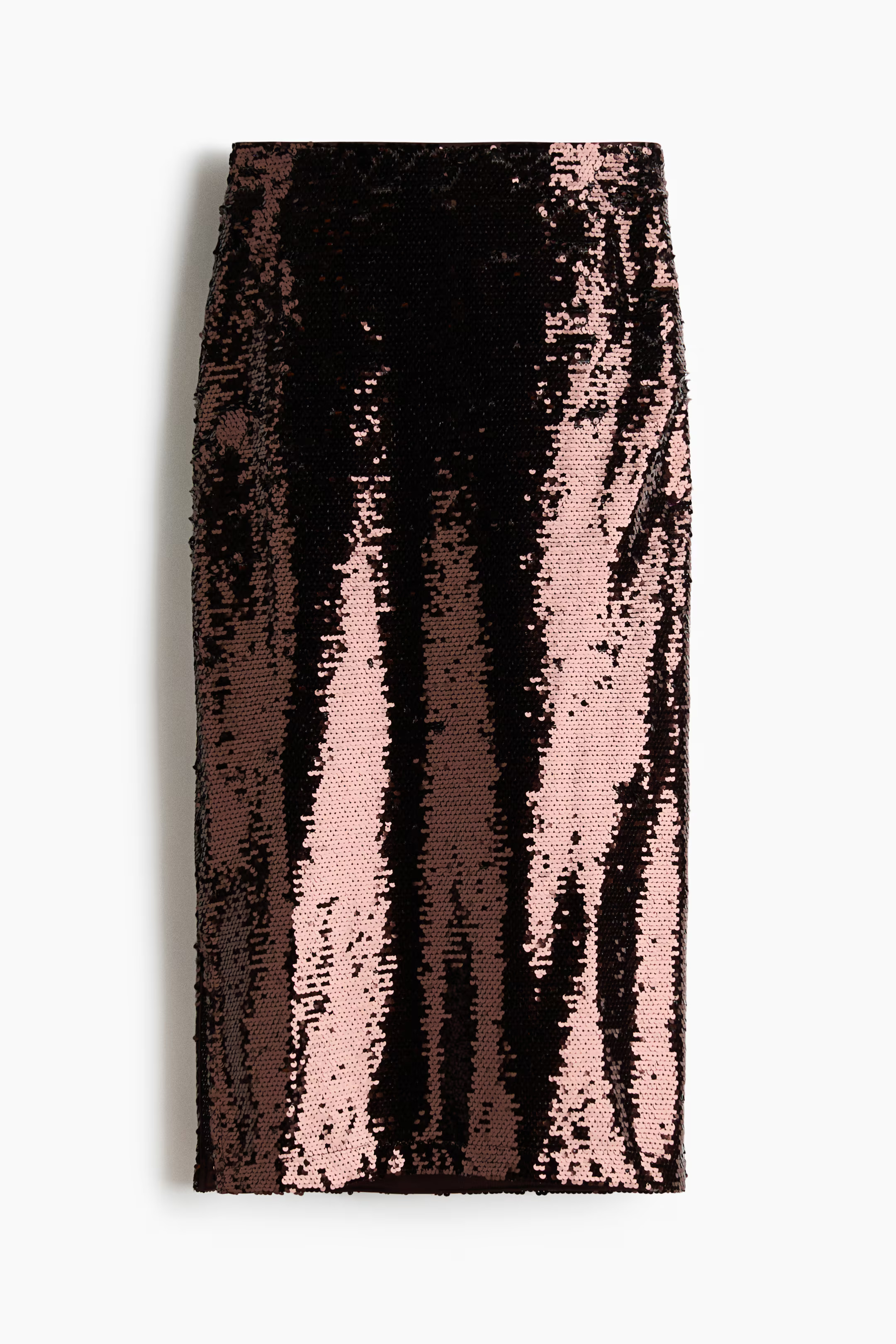 Sequined Midi Skirt - Dark brown - Ladies | H&M US | H&M (US + CA)