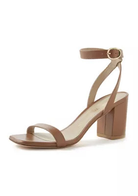 Stuart Weitzman Women's Nearlybare Sandals, Tan, 7.5M | Belk