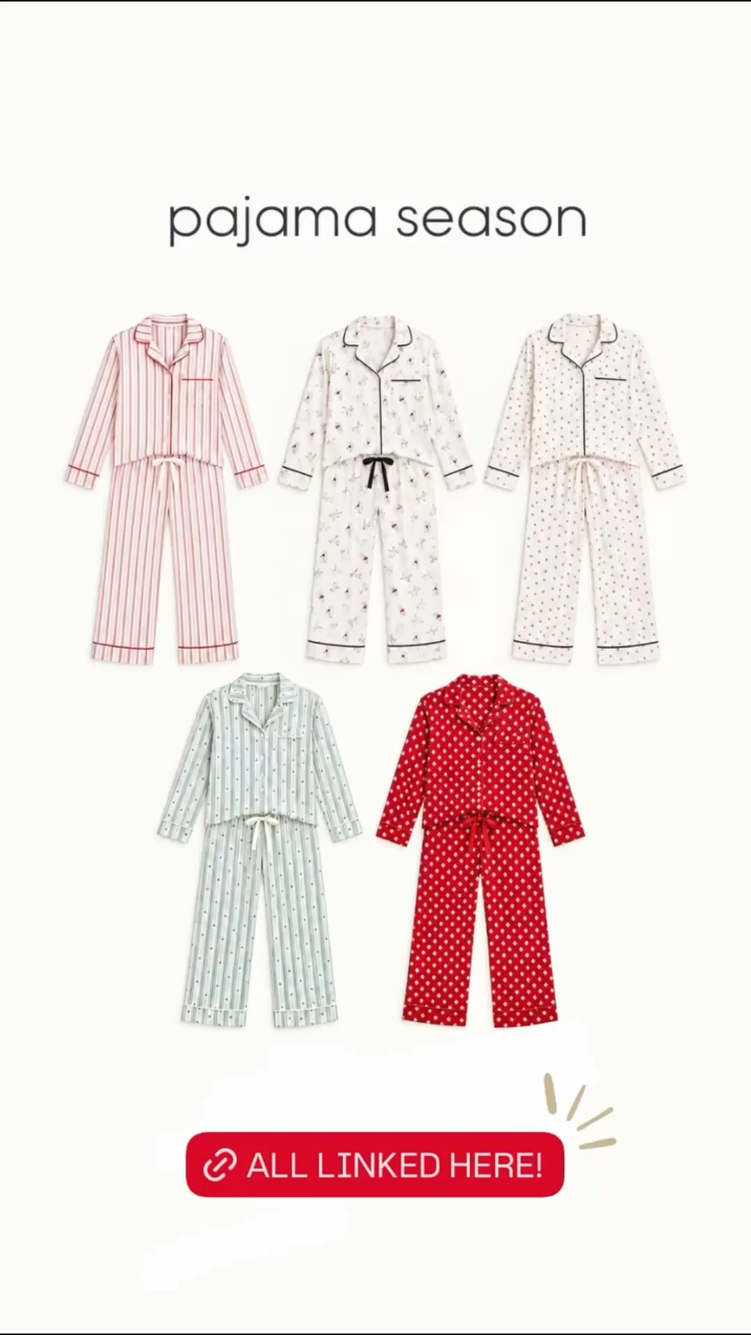 All the se target pajama! Come in tons of cute patterns.