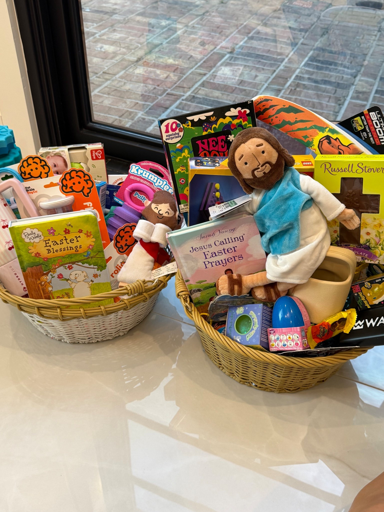 My babies’ Easter baskets!! 7 month old and 8 year old. 

Easter baskets 
Baby toys
Baby sensory toys 
Baby gifts 
Baby gift ideas


#LTKBaby #LTKKids #LTKmomlife
