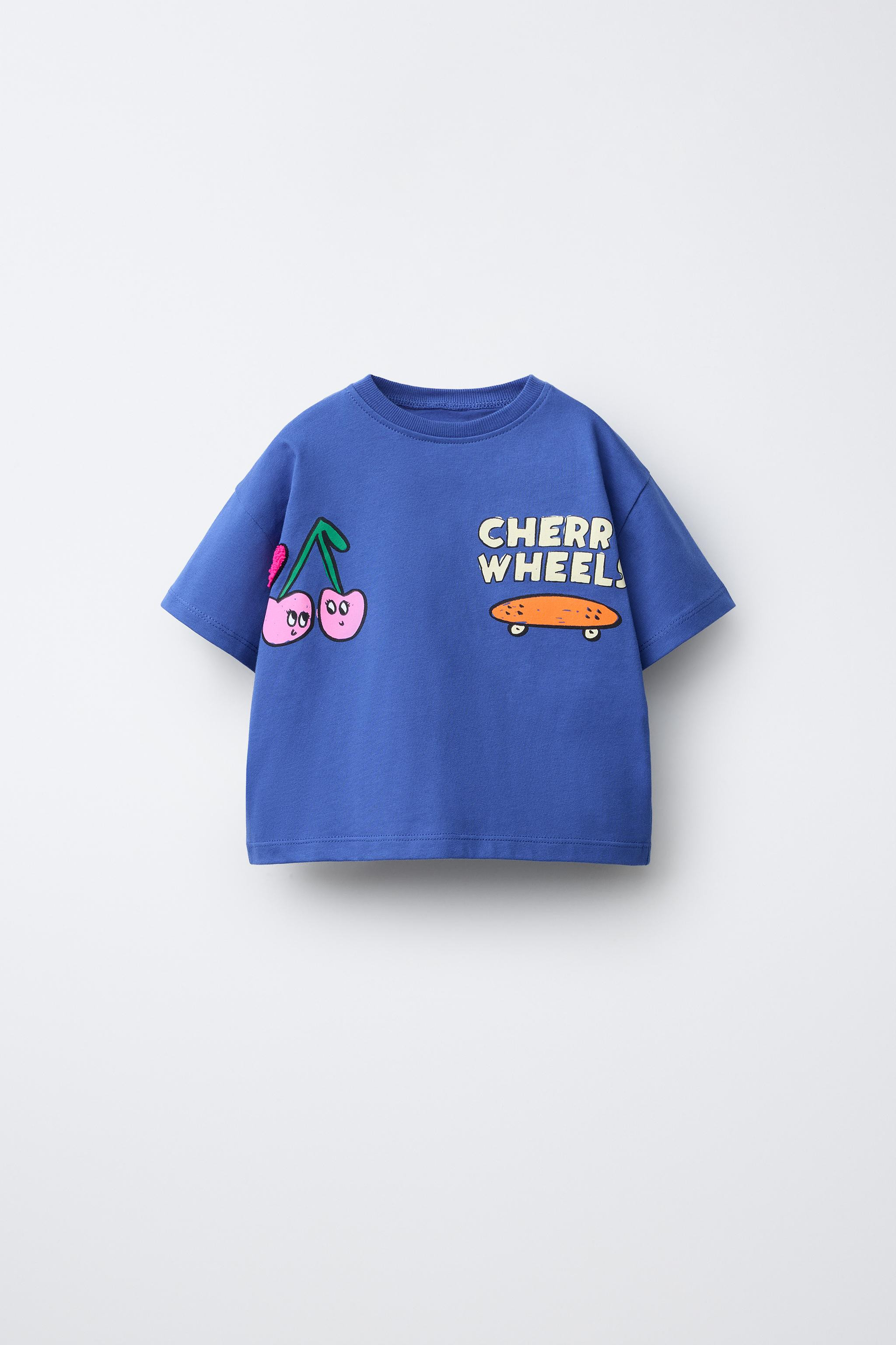 RUFFLY PATCH T-SHIRT | Zara US