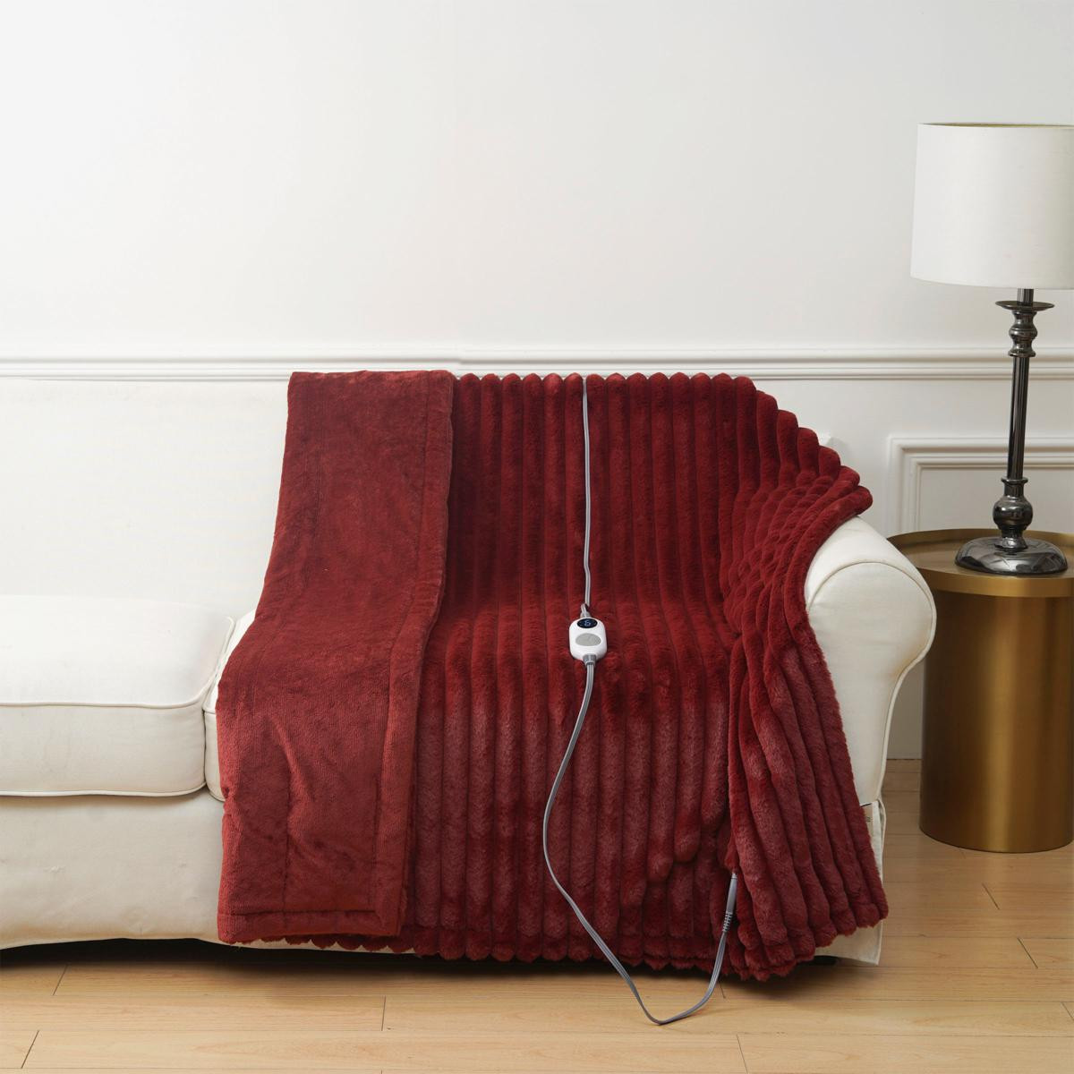 Warm & Cozy Faux Fur Heated Throw - 23562012 | HSN | HSN