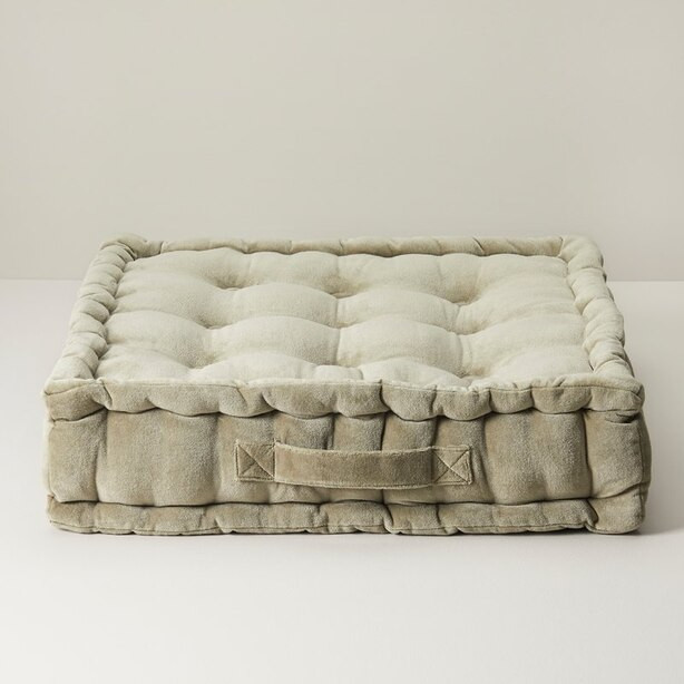 VELVET FLOOR PILLOW – SAGE | Indigo (CA)