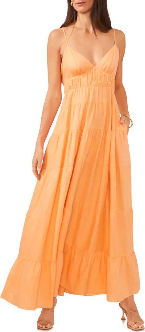 1.STATE Empire Waist Sleeveless Tiered Maxi Dress | Nordstrom | Nordstrom