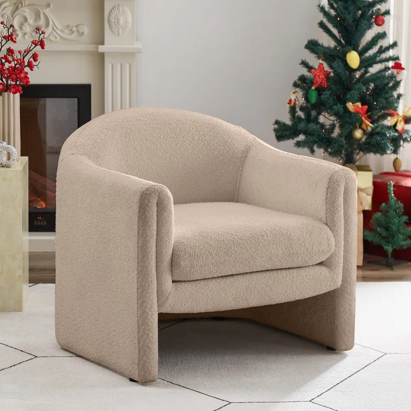 Sephine 31.2" Upholstered Nordic-style Accent Chair | Wayfair North America