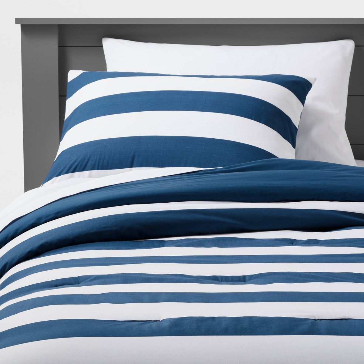 Rugby Striped Kids' Comforter Set - Pillowfort™ | Target