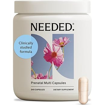 Needed. Prenatal Multi Pro | Multivitamin with Choline Capsules for Prenatal, Pregnancy, Breastfe... | Amazon (US)