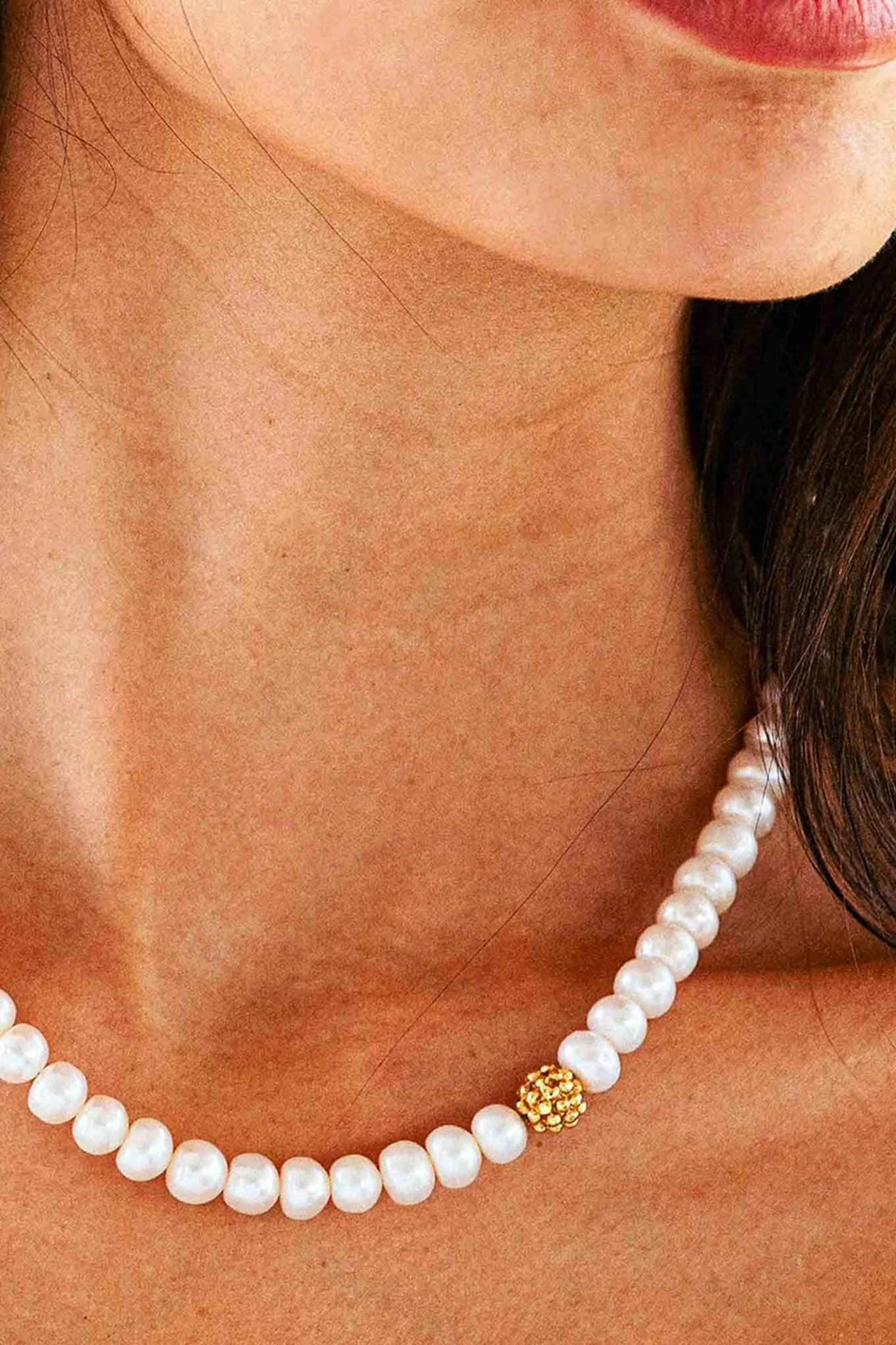 Pearl Berry Single Strand Necklace | Tuckernuck (US)