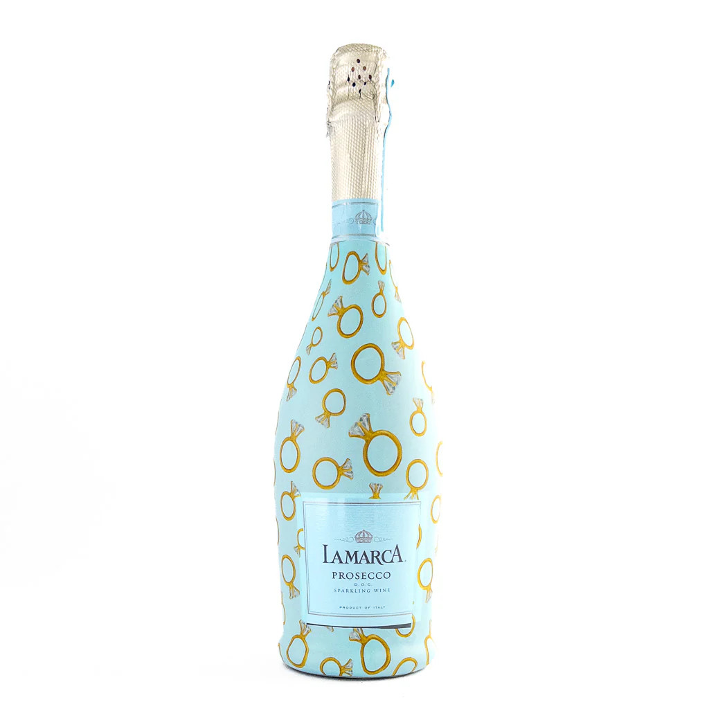 Beau Bottles Blue Engagement Ring - Prosecco Collection | Beau Bottles
