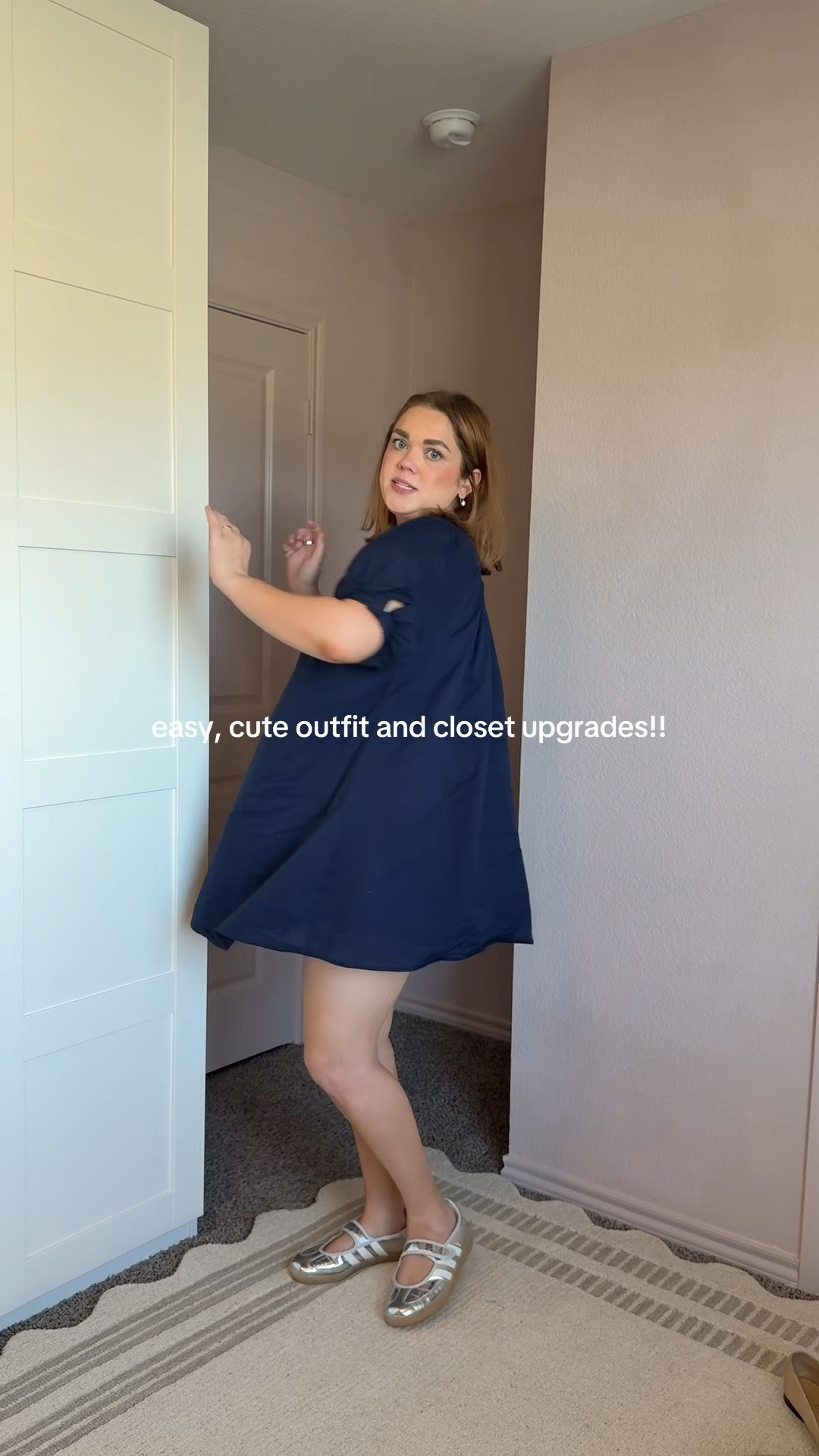 ASOS babydoll dress wearing size 14 and adidas samba Mary Jane’s run true to size

#LTKMidsize #LTKootd