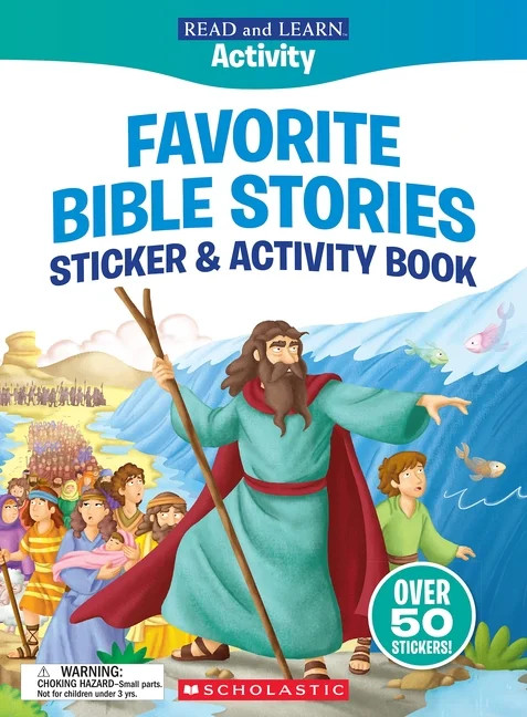 Read and Learn: Favorite Bible Stories Sticker & Activity Book (Paperback) | Walmart (US)