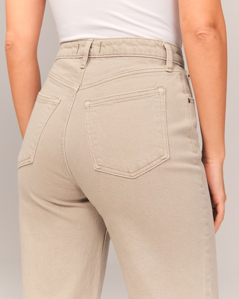 Curve Love High Rise 90s Relaxed Jean | Abercrombie & Fitch (US)