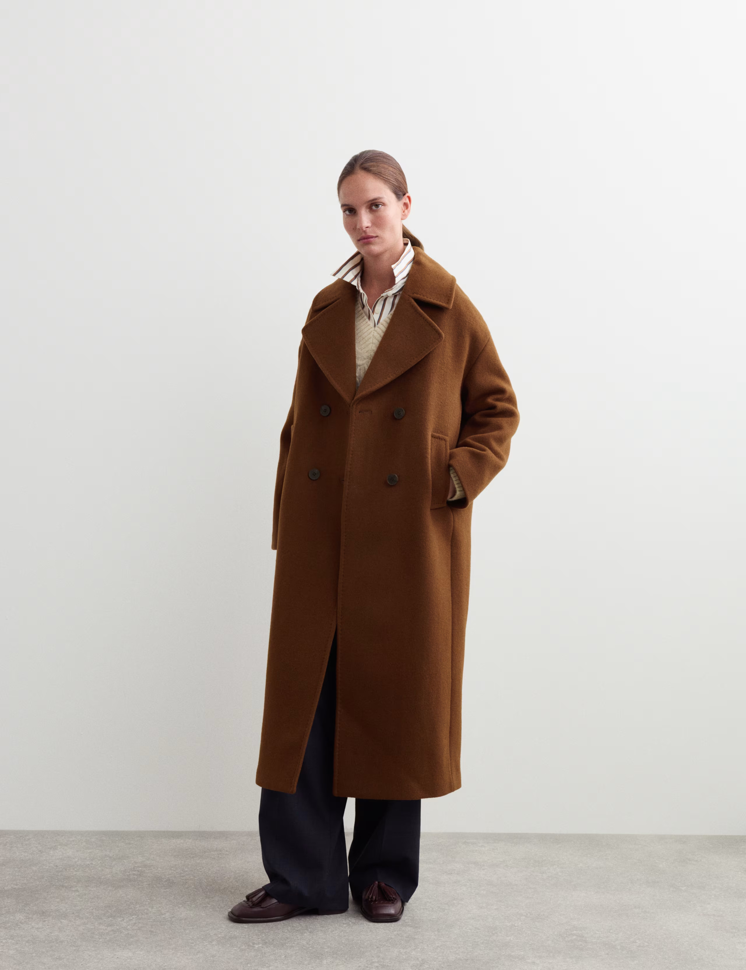 Pure Wool Cocoon Coat | Marks & Spencer (UK)