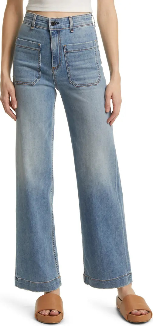 ASKK NY Sailor High Waist Wide Leg Jeans | Nordstrom | Nordstrom