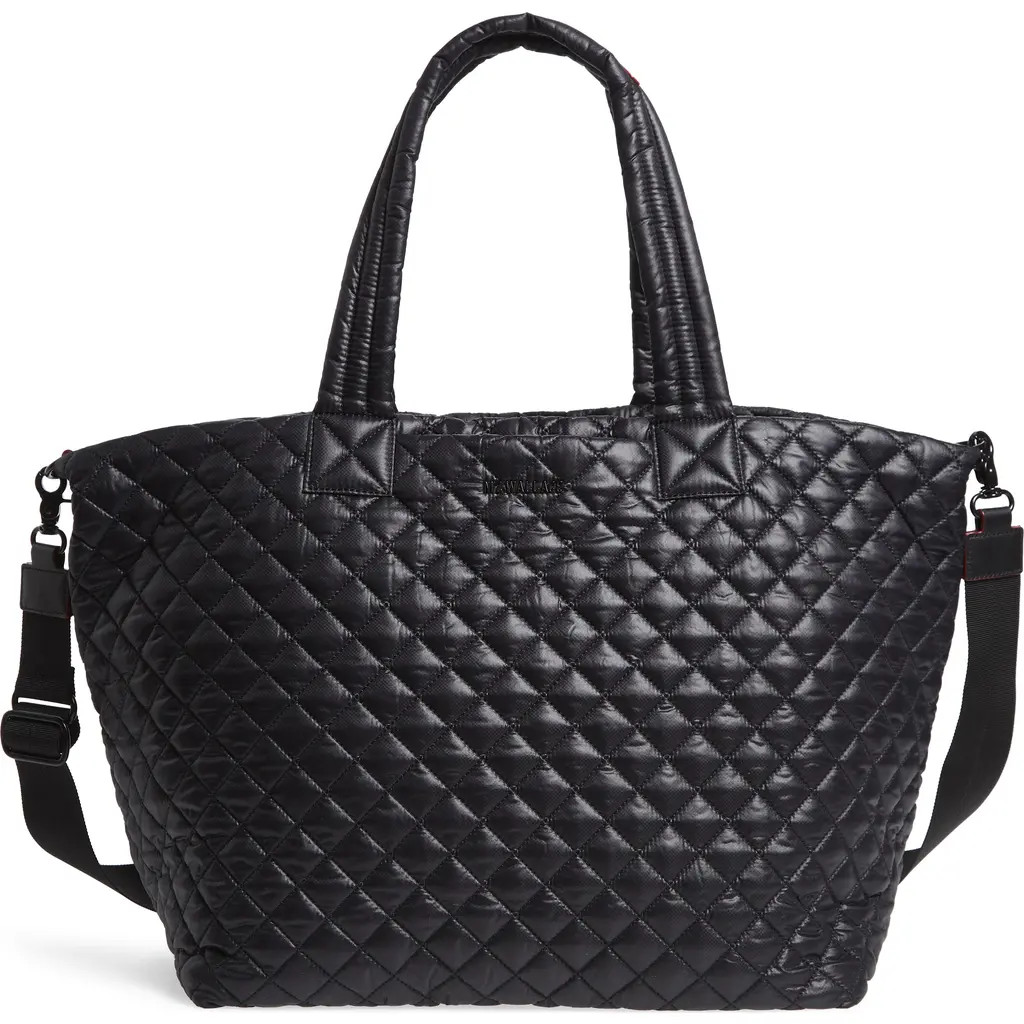 MZ Wallace Deluxe Large Metro Tote in Black at Nordstrom | Nordstrom