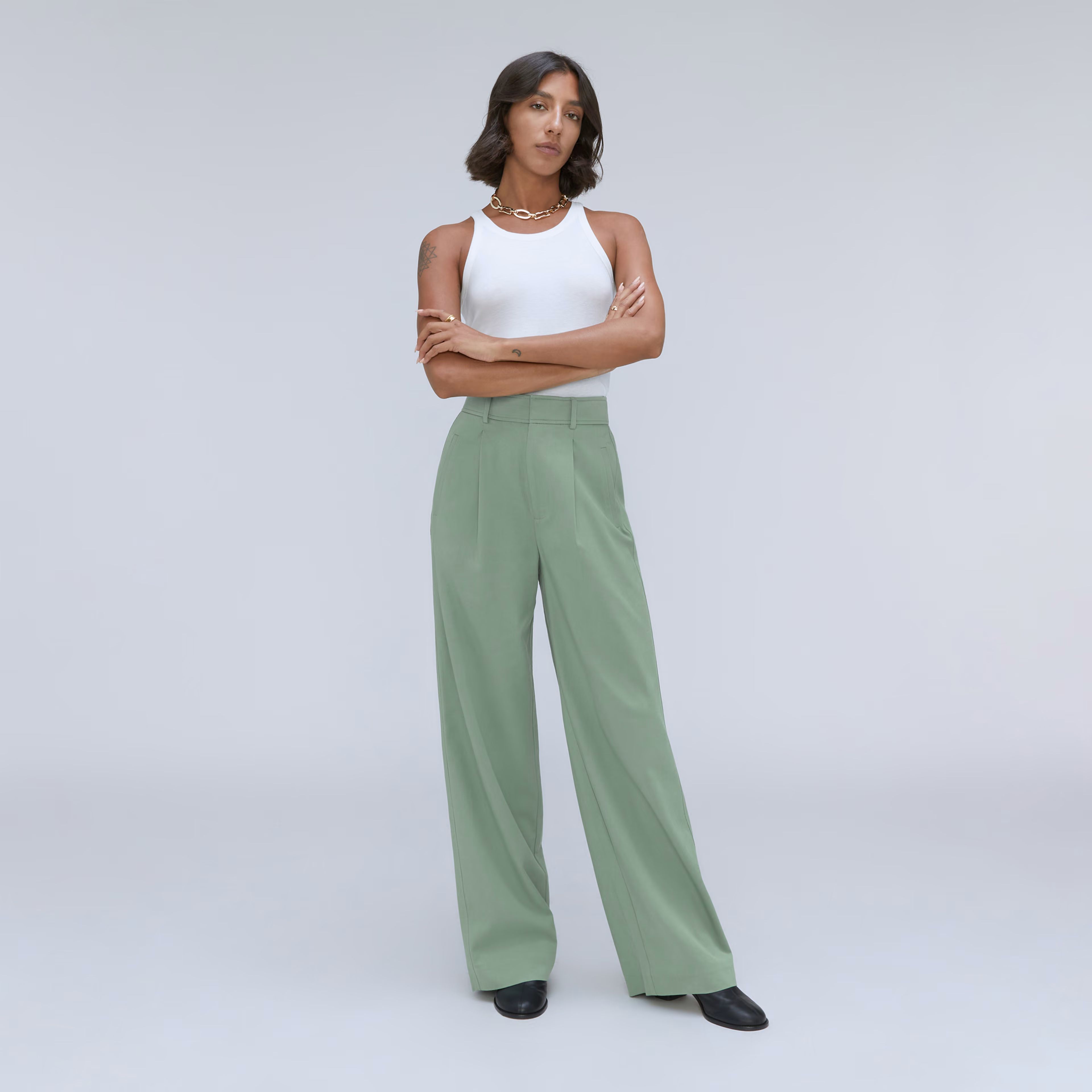 The Way-High Drape Pant | Everlane