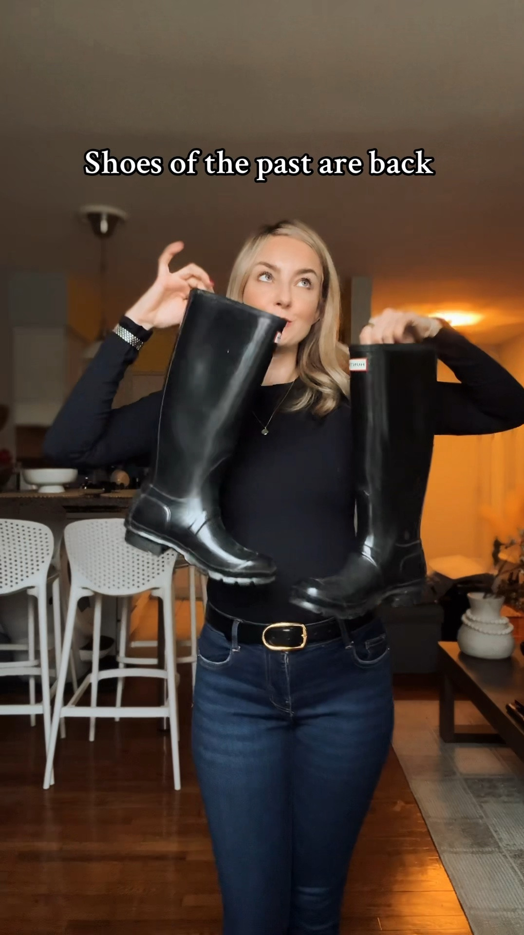 Hunter rain boots outfit idea during rainy day in New Jersey! Yes, skinny jeans and hunter boots are back! 

Winter ootd, rainy day outfit, skinny jeans outfit

#LTKStyleTip #LTKSeasonal #LTKWatchNow