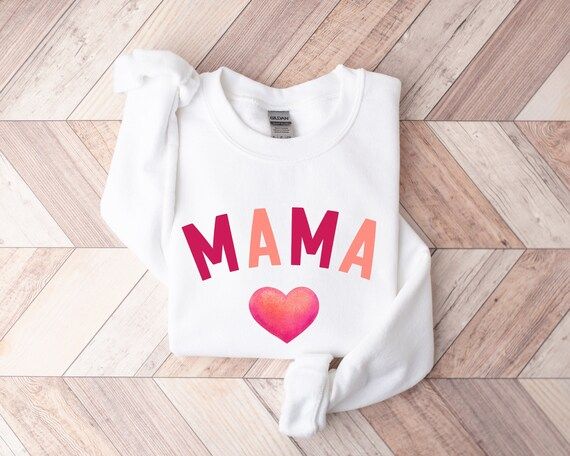 Valentines Day Mom Sweatshirt Gift for Mom Valentine's | Etsy | Etsy (US)