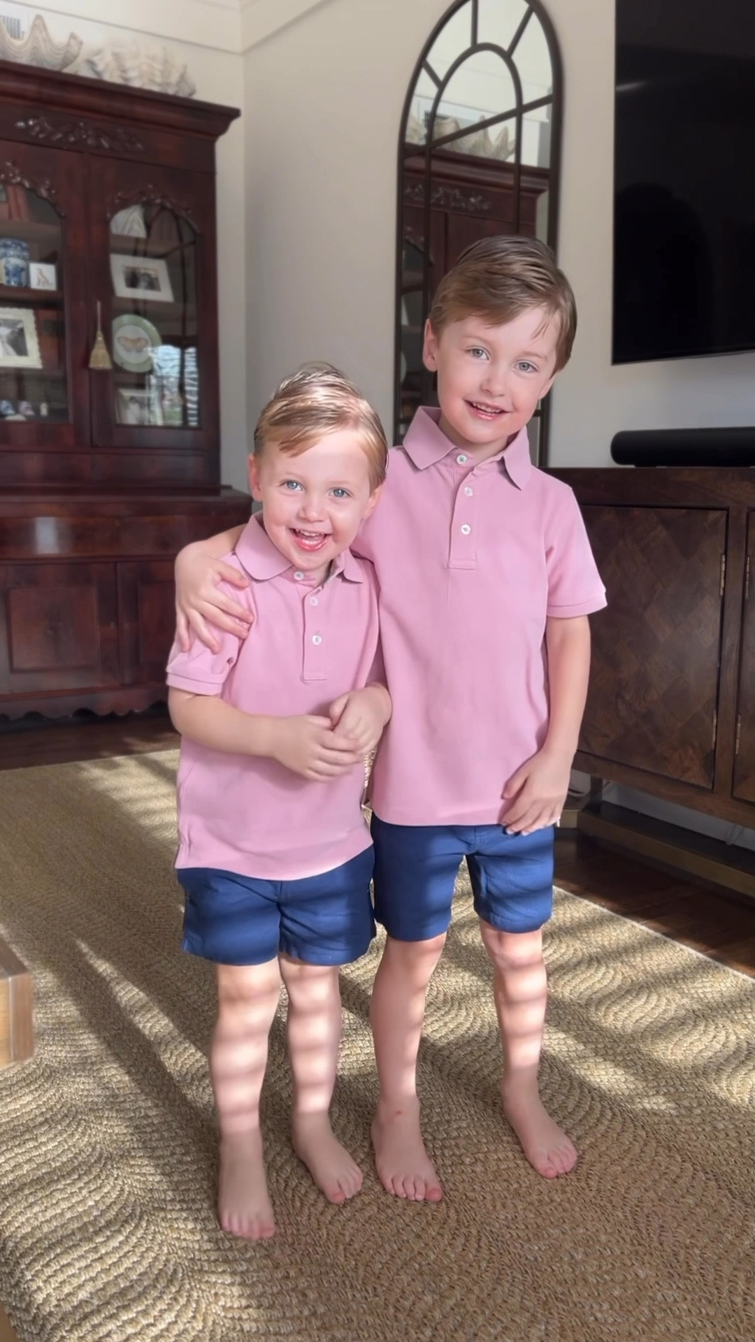 My handsome guys in their matching Boden fits 💕🥺

#LTKKids
