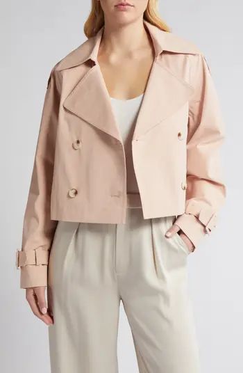 Enola Crop Trench Coat | Nordstrom