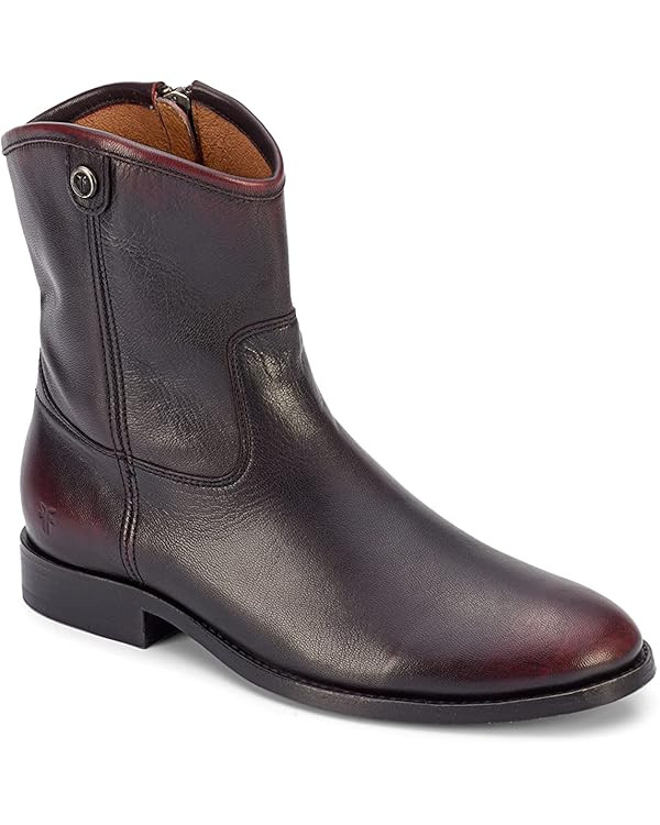 Frye Melissa Button Short 2 Boots for Women Made from Italian Leather with Antique Silver or Bras... | Amazon (US)