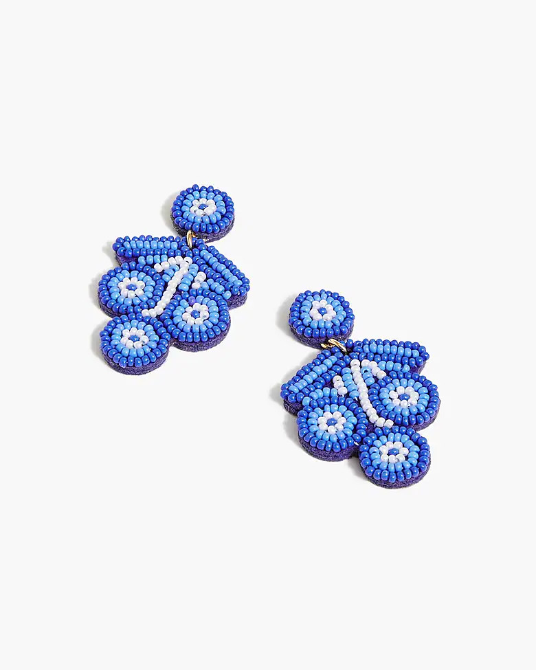 Beaded statement earrings | J.Crew Factory