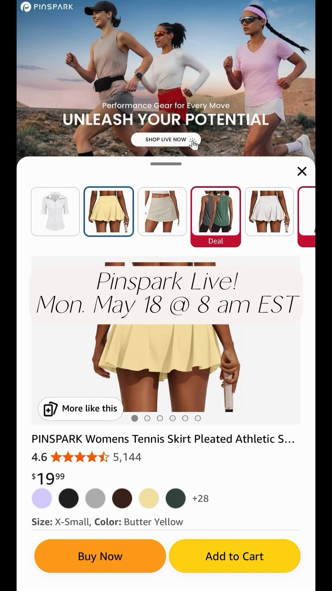 8 am today! EST. Pinspark activewear live May 18, 2026
Join on Amazon Live Shopping Channel: https://www.amazon.com/live/broadcast/9a3b1cb7-6982-446e-a71f-dca05333da0b?ref=al_desktop_flex_title_bar

#LTKfitnessgoals #LTKPetite #LTKActive