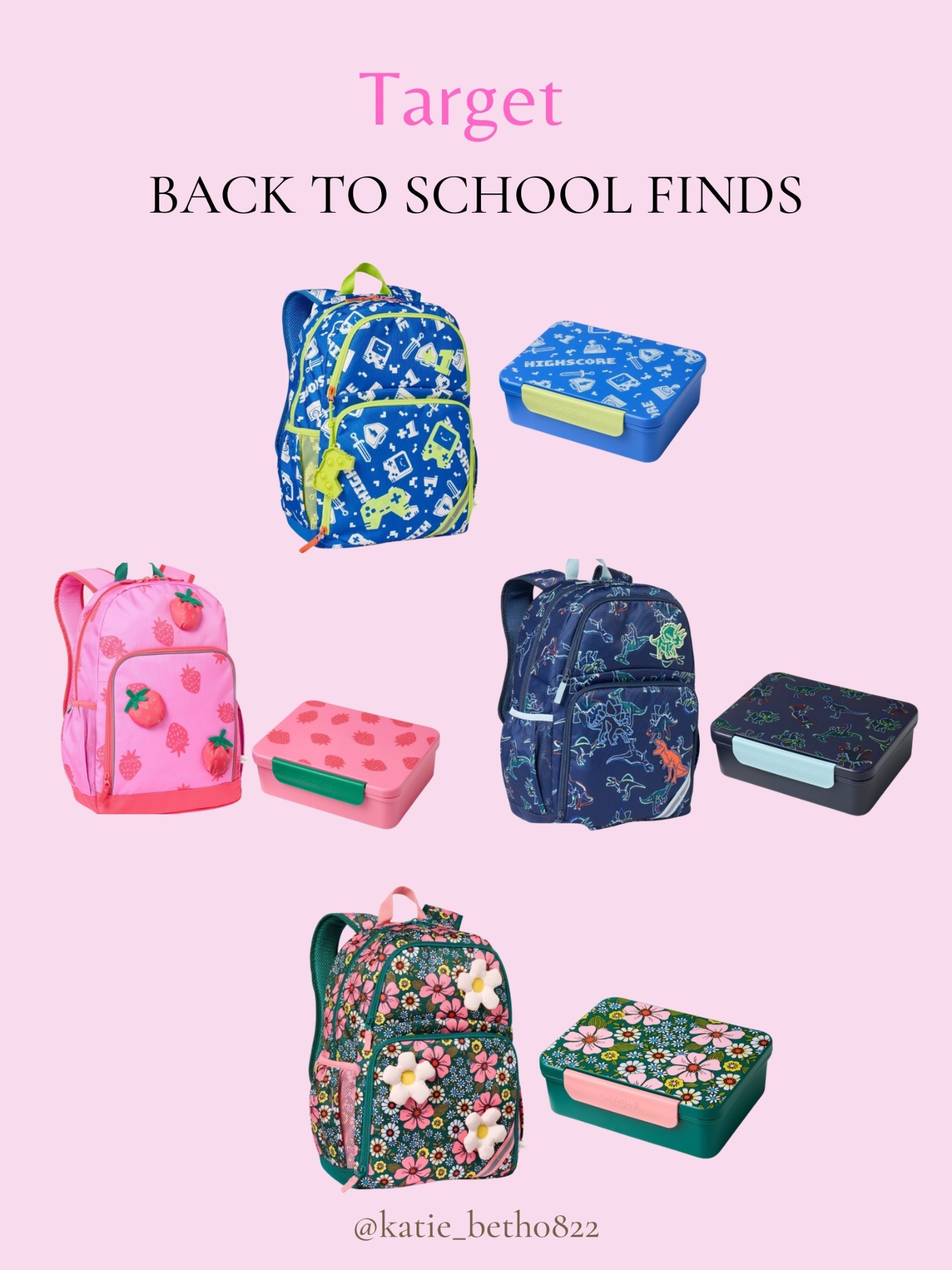 Back to school target backpacks and bento box lunch boxes

#target #backtoschool

#LTKKids #LTKFamily