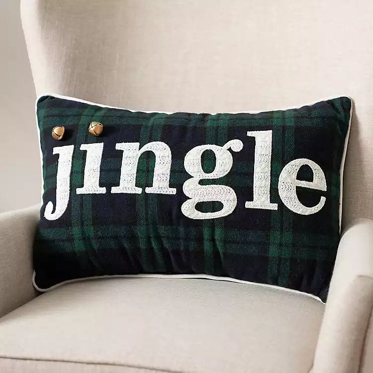 New!Jingle Accent Pillow with Bells | Kirkland's Home